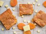 Blondies chocolat blanc abricots secs