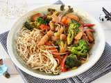 Chow mein au poulet