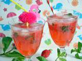 Cocktail Cointreau Fizz fraises menthe