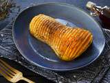 Courge butternut rôtie façon Hasselback