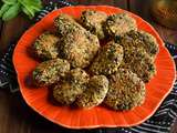 Galettes lentilles lardons, bouchées pour l’apéritif