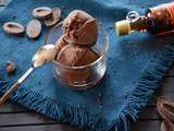 Glace chocolat sirop d’érable et grué de cacao