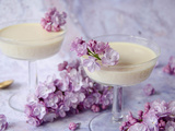 Panna cotta au lilas