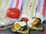 Petits roulés de légumes d’été à la burrata pour Culino Versions