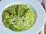 Risotto tout vert {asperges & pesto de roquette}