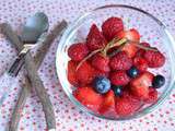 Salade de fruits rouges à la réglisse