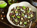 Salade de lentilles curry et fruits