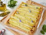 Tarte feuilletée asperges ricotta