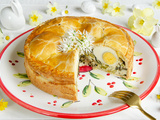 Tourte artichauts asperges ail des ours