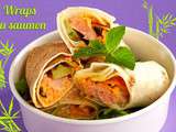 Wraps au saumon aux notes asiatiques