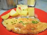 Filet de sole pané à la ciboulette - Breaded sole fillet with chives