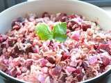 Salade de betterave au thon - Beetroot&tuna salad