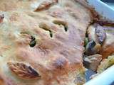 Tourte au poulet et champignons - Chicken and mushroom pie