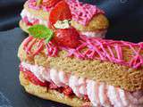 Eclair à la fraise