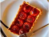 Tarte tomates cerises et pesto