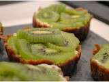 Tartelettes aux Kiwis sur fond de Speculoos