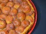 Tarte tatin aux pêches de jardin