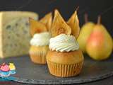 Cupcakes Poire & Bleu d'Auvergne