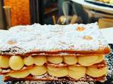 Mille feuille creme patissiere au yuzu