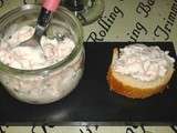 Tartinade saumon fume creme fraiche et ciboulette