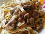 Tagliatelles aux champignons