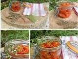 Tomates cerises confites