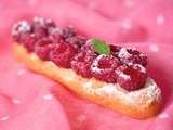 Eclair Vanille, Framboise, Poivron