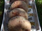 Petits Pains aux Céréales, farcis aux Champignons