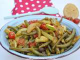 Légumes verts au citron confit