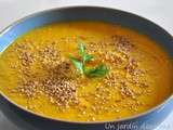 Soupe de courge aux oignons