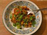 Dhal de lentilles corail et pois chiches