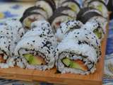 Makis de thon et saumon