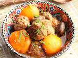 Boulettes d'agneau aux abricots frais