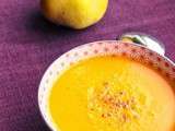 Soupe de potimarron aux coings