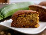 Gâteau de courgette à la gelée d’ananas et écorces d’orange confite