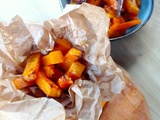 Frites de butternut au miel et aux épices