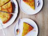 Gâteau renversé au yaourt et à l’ananas caramélisé