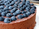 Tarte crue au chocolat et aux fruits