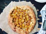 Tarte rustique aux mirabelles {sans gluten}