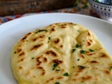 Cheese naan (pain indien au fromage)