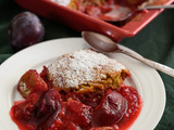 Cobbler aux prunes rouges