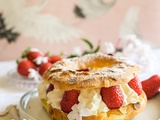 Couronne de chou aux fraises