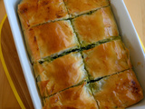 Spanakopita, tourte grecque aux épinards