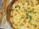 Tarte à l’ail caramélisé, d’Ottolenghi