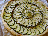 Tarte fine aux courgettes et moutarde