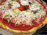 Pizza en croûte de chou-fleur healthy et sans gluten