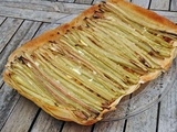 Tarte à la rhubarbe feuille de brick