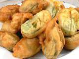 Beignets de fleurs de courgettes