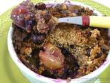 Crumble aux figues et raisins mais pas que