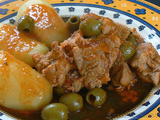 Sauté de veau corse aux olives et panzetta